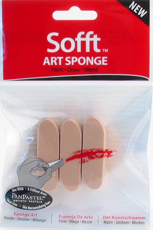 Sofft Art Sponge Bar - Round - Packet Of 3