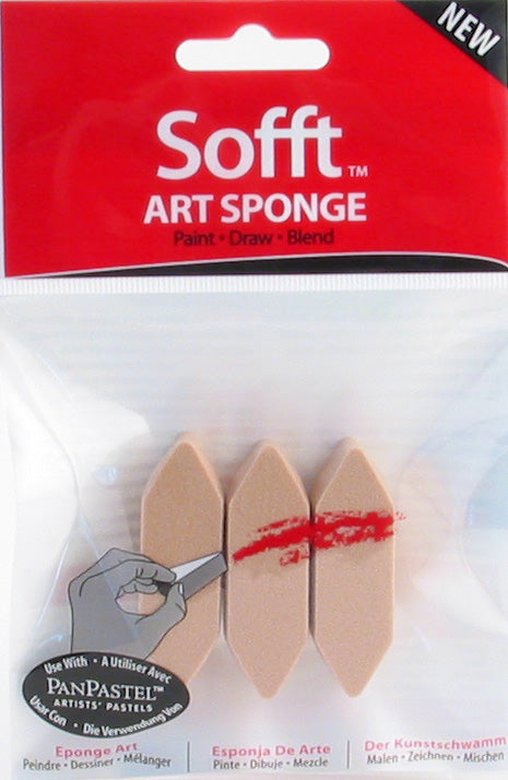 Sofft Art Sponge Bar - Point - Packet Of 3