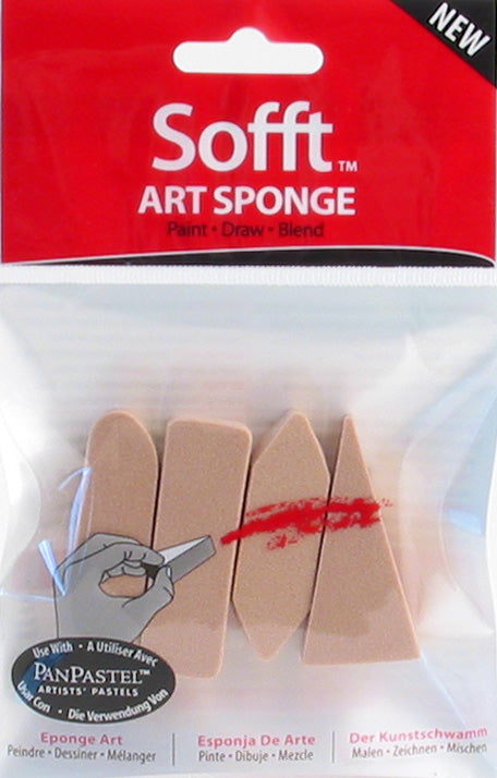 Sofft Art Sponge Bars - Mixed - Packet Of 4