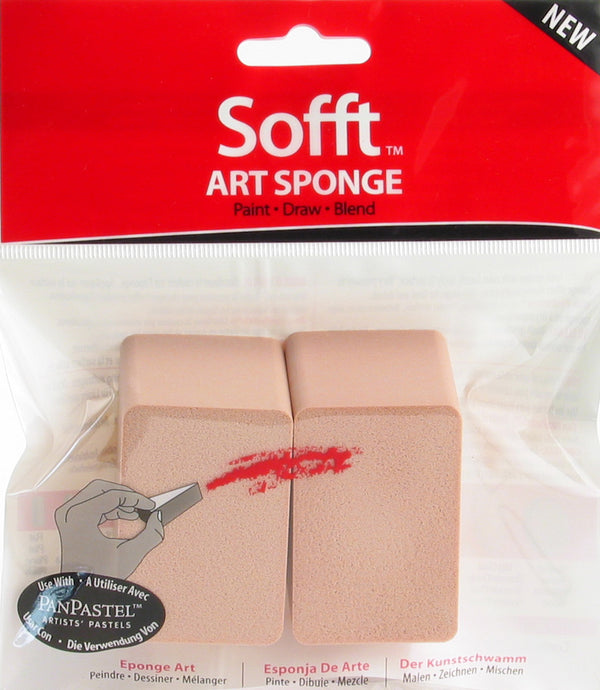 Sofft Art Sponge Ang/Slice Flat - Packet Of 2