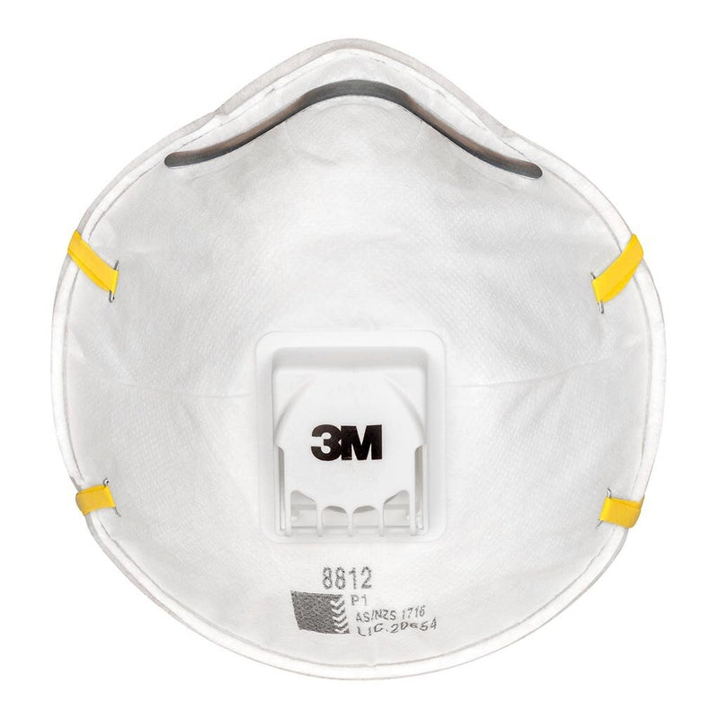 3m respirator valved particulate 8812 p1 pack of 10