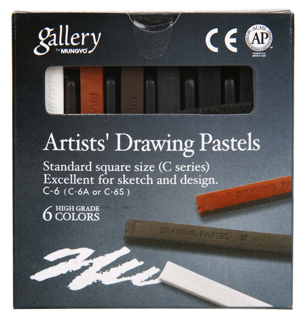 Mungyo Gallery Drawing Art Pastels#pack size_PACK OF 6