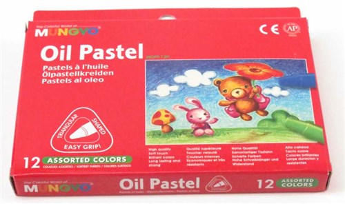 Mungyo Oil Art Pastels Triangular Set Of 24