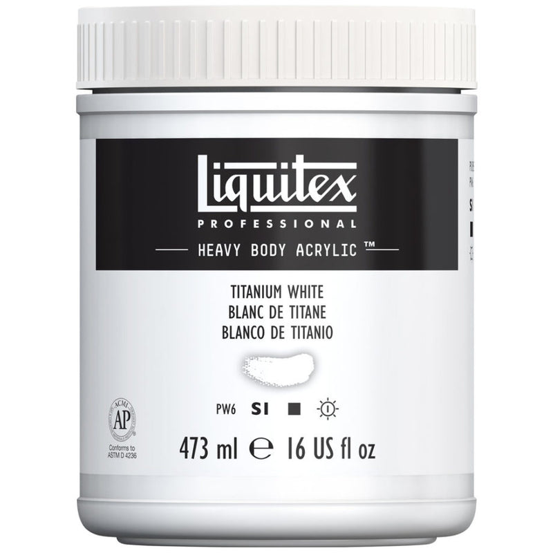 Liquitex Professional Heavy Body Acrylic Paint 946ml Titanium White