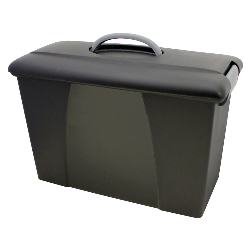 rexel carry case file black