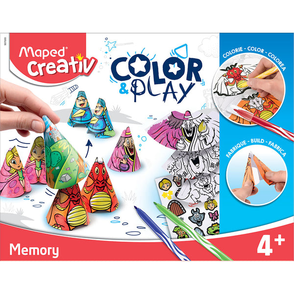 maped creativ colour and play memory - pack of 4