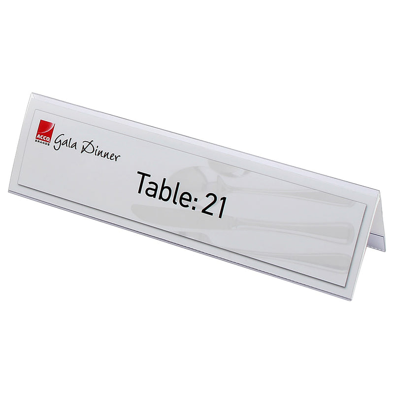 rexel® id large name plates 59x210mm box of 25