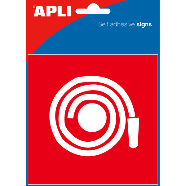 apli self adhesive signs fire hose