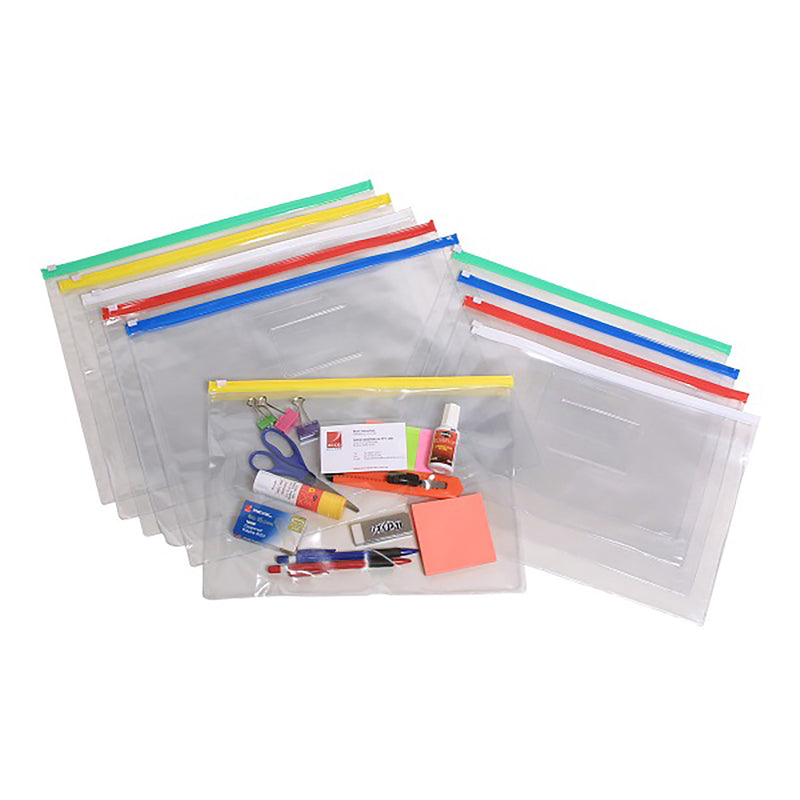 marbig® clear case a5 235x185mm assorted