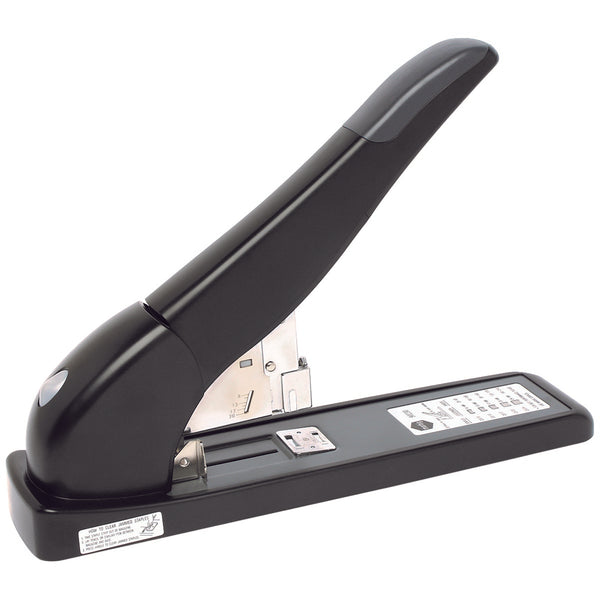 marbig stapler xtra heavy duty 210 sheet black