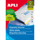 apli labels a4 round 100 sheets