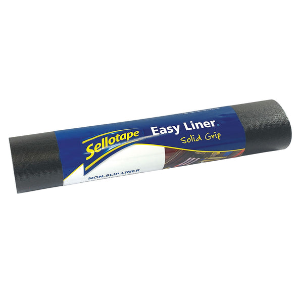 Sellotape Easy Liner Solid Grip 304mm x 1520mm#Colour_BLACK