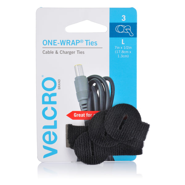 velcro® brand one-wrap® ties cable & charger ties
