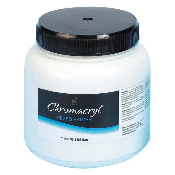 Chromacryl Medium 1 Litre Gesso Primer