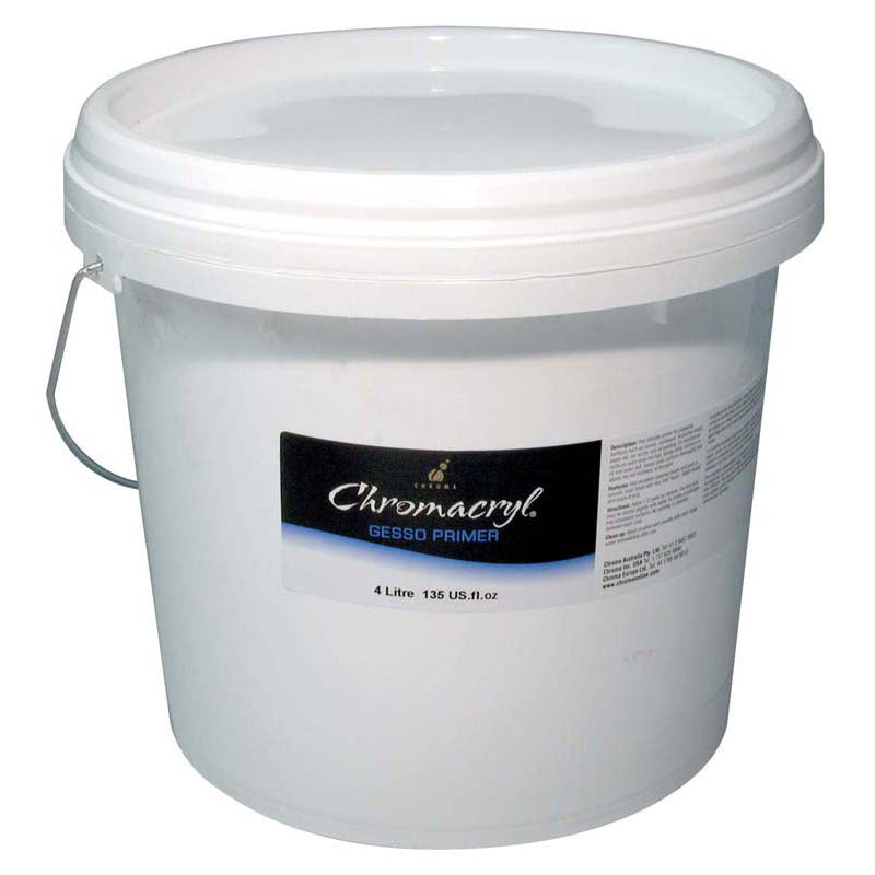 Chromacryl Medium 4 Litre Gesso Primer