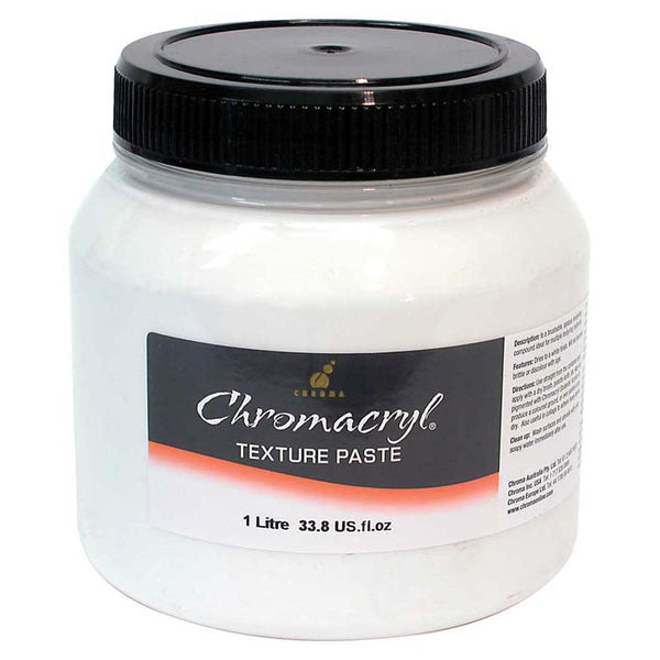 Chromacryl Medium 1 Litre Texture Paste Acrylic