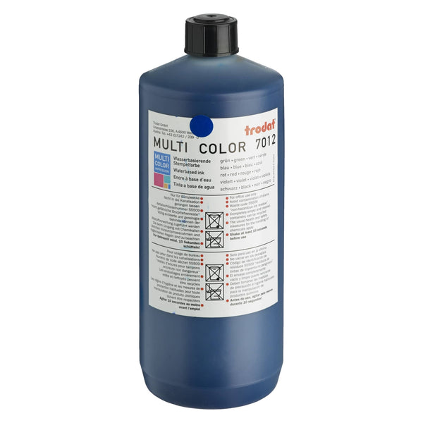 trodat r/stamp ink 1 litre 7012 blue