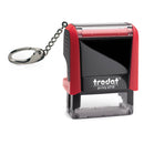Trodat Prinity Stamp 4910 Red Inc Key Ring