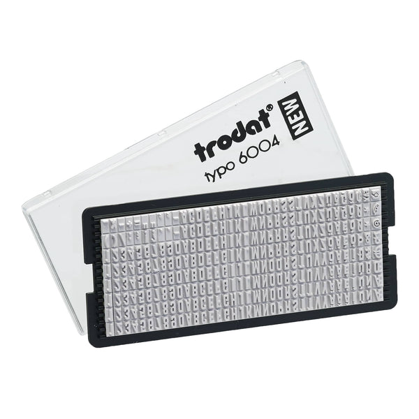 trodat alpha-numeric 4mm type set