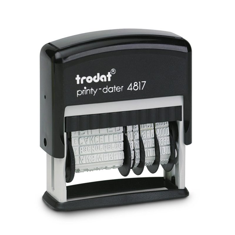 trodat printy dater 4817 dial-a-phrase