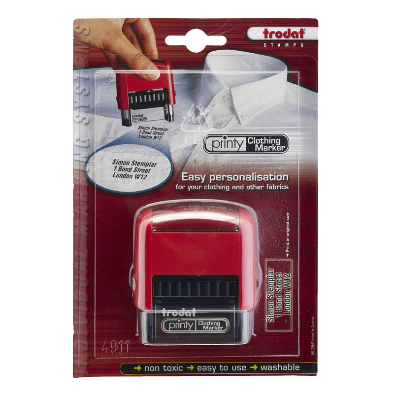 Trodat Printy Stamp 4911 Clothing Marker