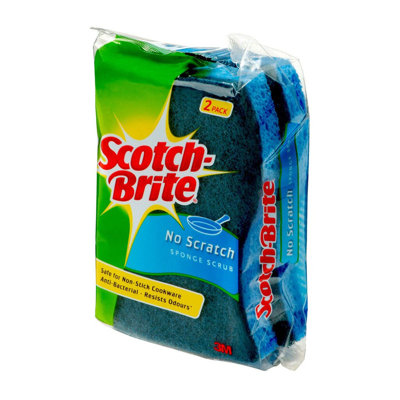 scotch-brite no-scratch scrub sponge pack of 2