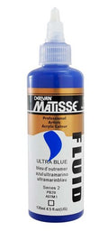 Derivan Matisse Fluid Paints 135ml#Colour_ultramarine blue (S2)
