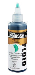 Derivan Matisse Fluid Paints 135ml#Colour_phthalocyanine green (S2)