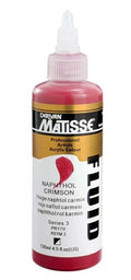Derivan Matisse Fluid Paints 135ml#Colour_napHthol crimson (S3)