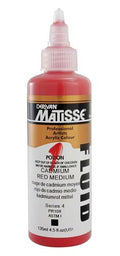 Derivan Matisse Fluid Paints 135ml#Colour_cadmium red medium (S4)
