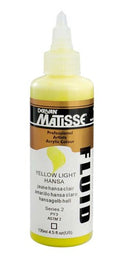 Derivan Matisse Fluid Paints 135ml#Colour_yellow light hansa (S2)