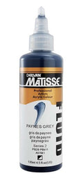 Derivan Matisse Fluid Paints 135ml#Colour_paynes grey (S2)