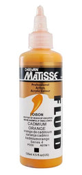 Derivan Matisse Fluid Paints 135ml#Colour_cadmium orange (S4)