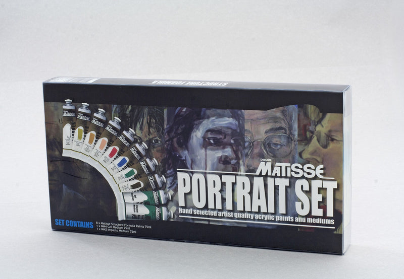 Derivan Matisse Structure Paint Portrait Colours Set Of 10x75ml