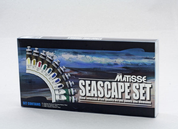 Derivan Matisse Seascape Colours Paints 75ml Set Of 10