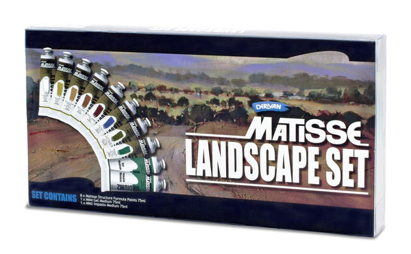 Derivan Matisse Structure Paints Landscape Colours Set Of 10x75ml