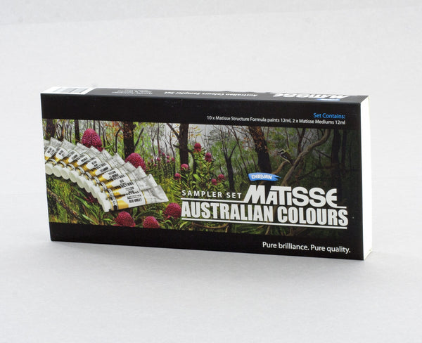 Derivan Matisse Structure Paint Australian Colours Set of 12x12ml