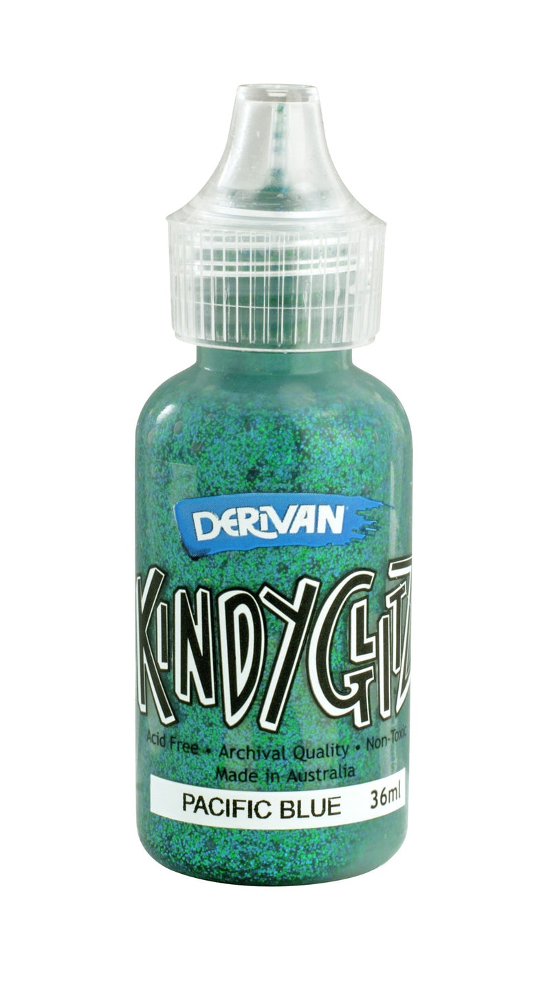 Derivan Kindy Glitz Non Toxic Glitter Glue 5 X 36ml
