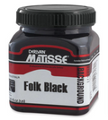 Derivan Matisse Background Paints 250ml#Colour_FOLK BLACK