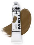 Derivan Matisse Flow Acrylic Paints 75ml#Colour_RAW UMBER (S1)
