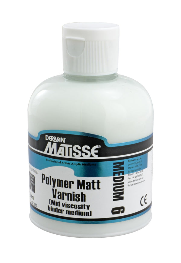Derivan Matisse MM6 Polymer Matt Varnish#size_250ml