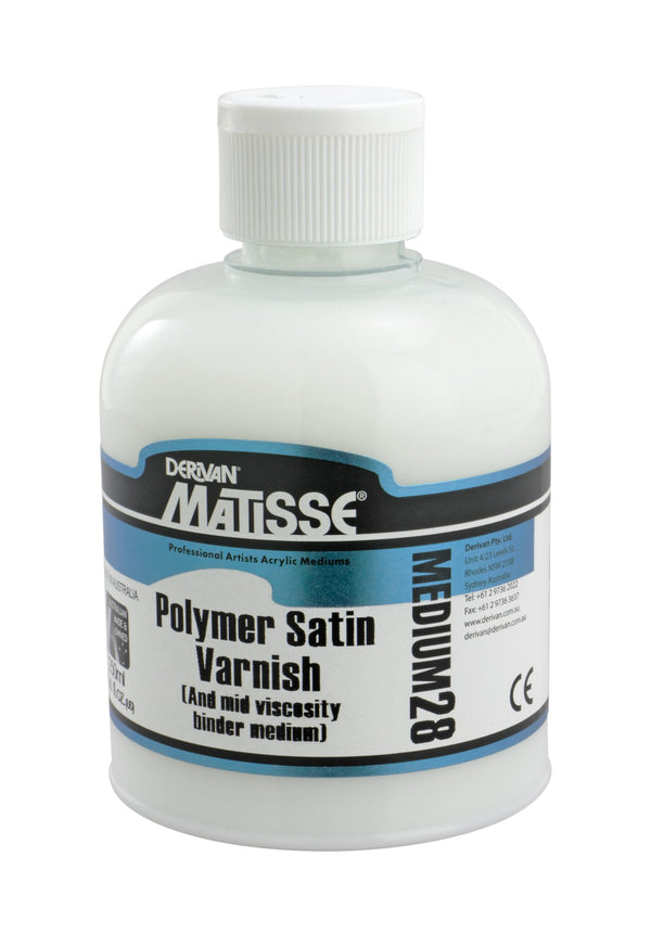 Derivan Matisse MM28 Polymer Satin Varnish#size_250ml