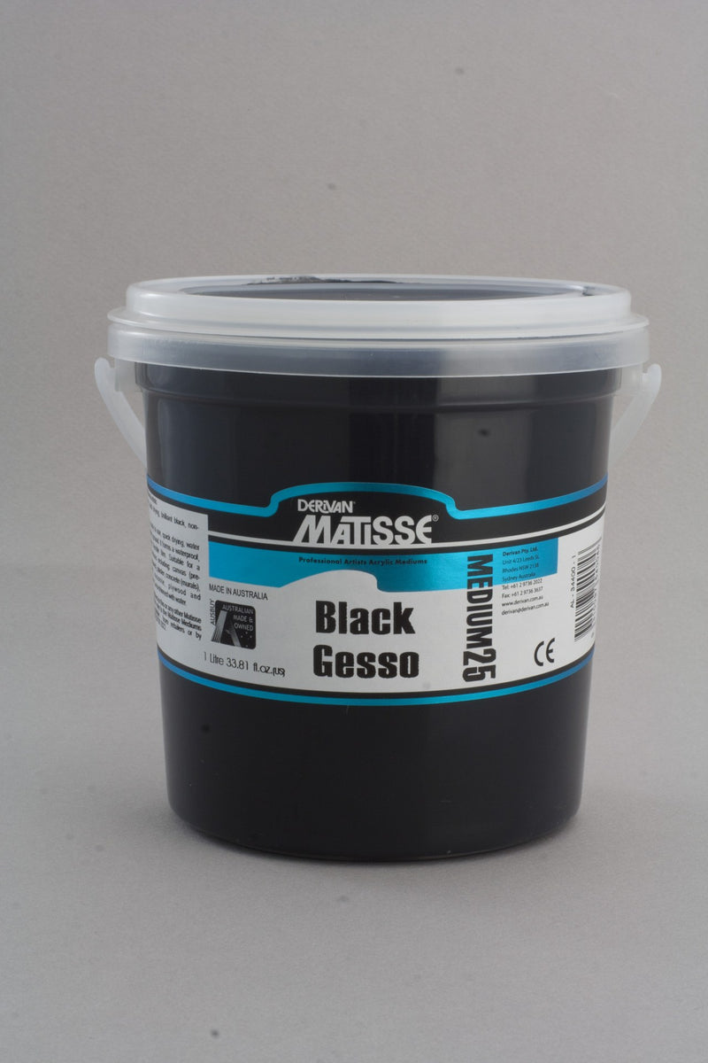 Derivan Matisse MM25 Black Gesso