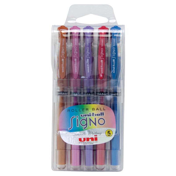 Uni-ball Signo Broad 1.0mm Capped Assorted Set Of 5