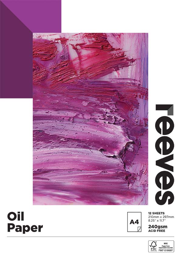 Reeves Oil Paper Pad 240gsm