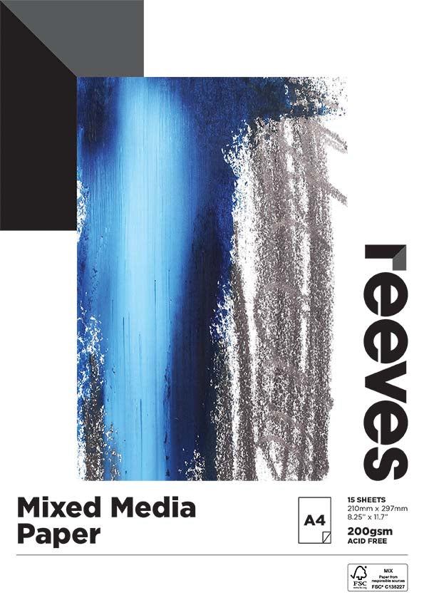 Reeves Mixed Media Pad 200gsm#size_A4