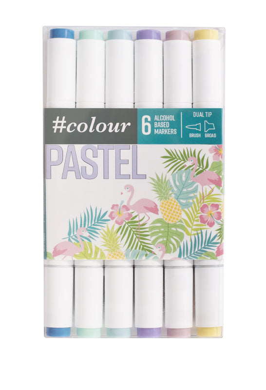 Colour Markers Set Of 6
