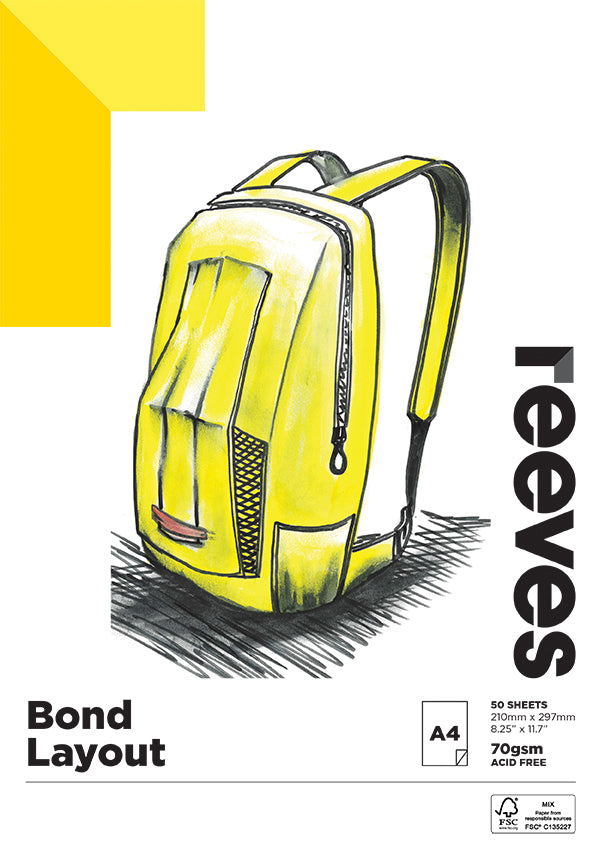 Reeves Bond Paper Pad 70gsm