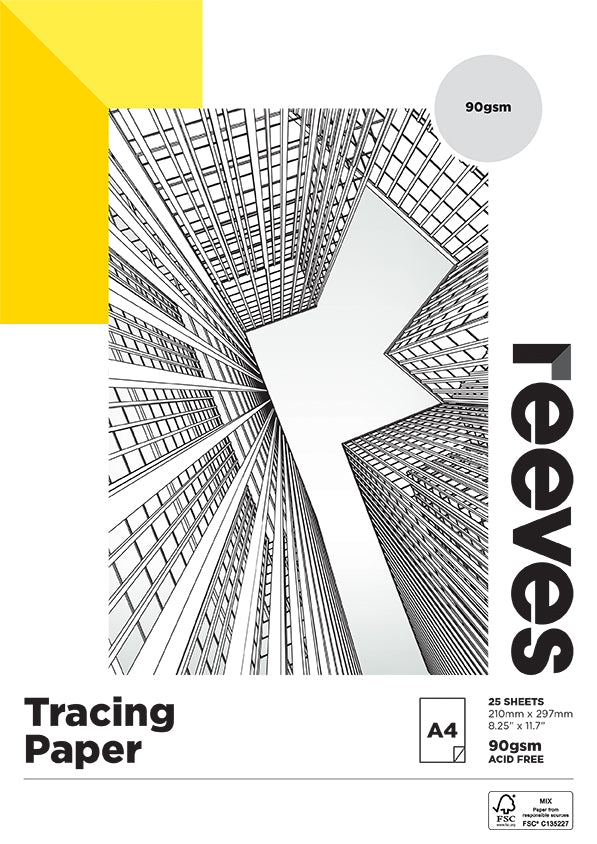 Reeves Tracing Paper Pad 90gsm