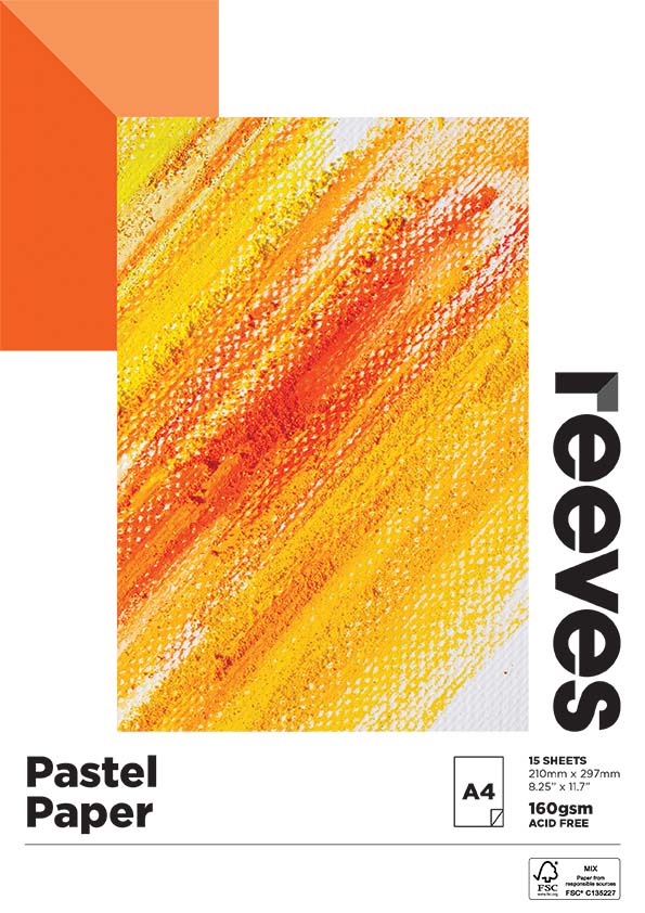 Reeves Pastel Paper Pad 160gsm A4